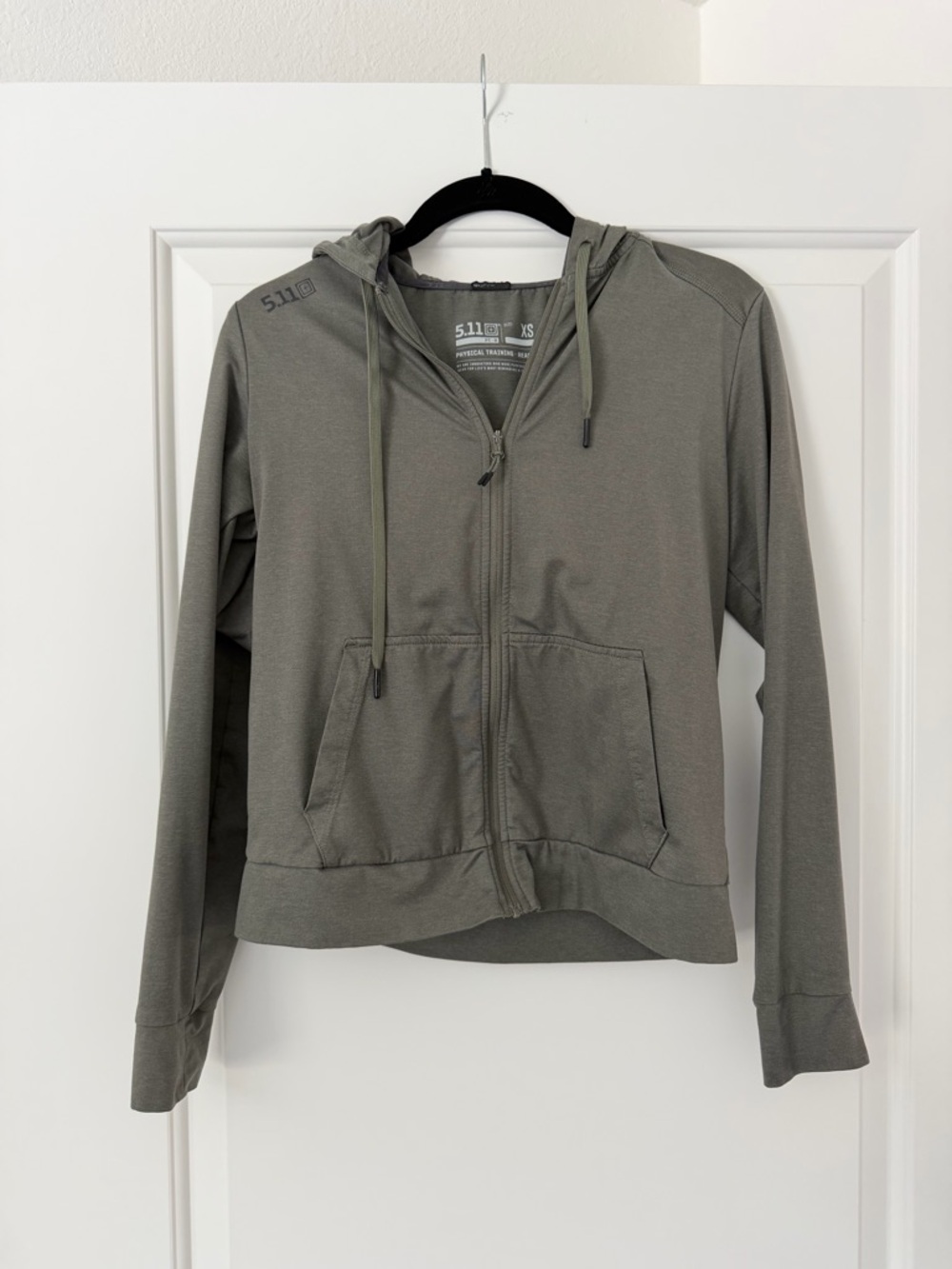 5.11 Tactical Olive Green Full-Zip Hoodie